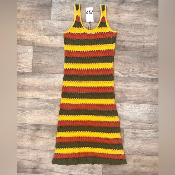 ZARA Sleeveless Knit Dress NWT - Picture 14 of 16